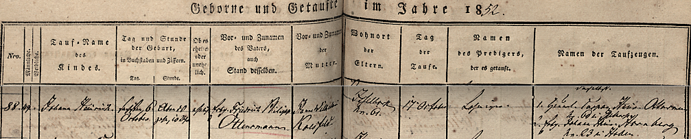 18521006.OttensmannHeinrich.Geburt