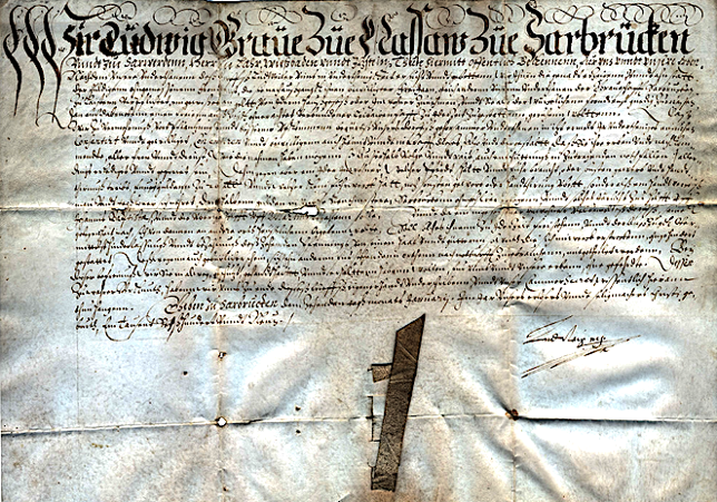 Ludweiler.Befreiungsbrief.1609.663